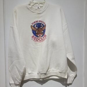 Vtg Rudolph the Red-Nosed Reindeer Sweater